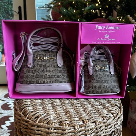 Juicy couture mommy and me gift box purse bag set Christmas crossbody - Picture 2 of 12